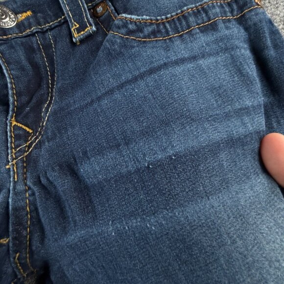 True Religion Jeans 32 (30x29) Casey USA Made Skinny Straight Stretch Blue Denim - Picture 11 of 16